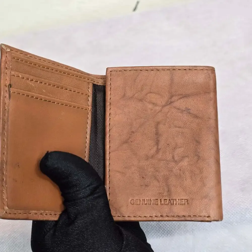 Arizona Diamondbacks MLB Embossed Logo Genuine Leather Trifold Wallet